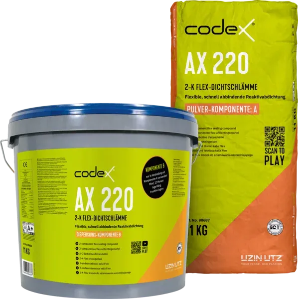 Codex AX 220 2-K Flex-Dichtschlämme - 11 KG + 11 KG